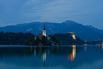 Amazing View On Bled Lake, Slovenia, Europe