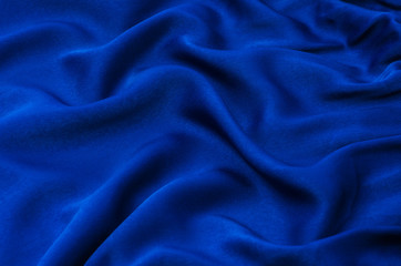 Blue satin silk background
