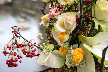 Autumn floral arrangement