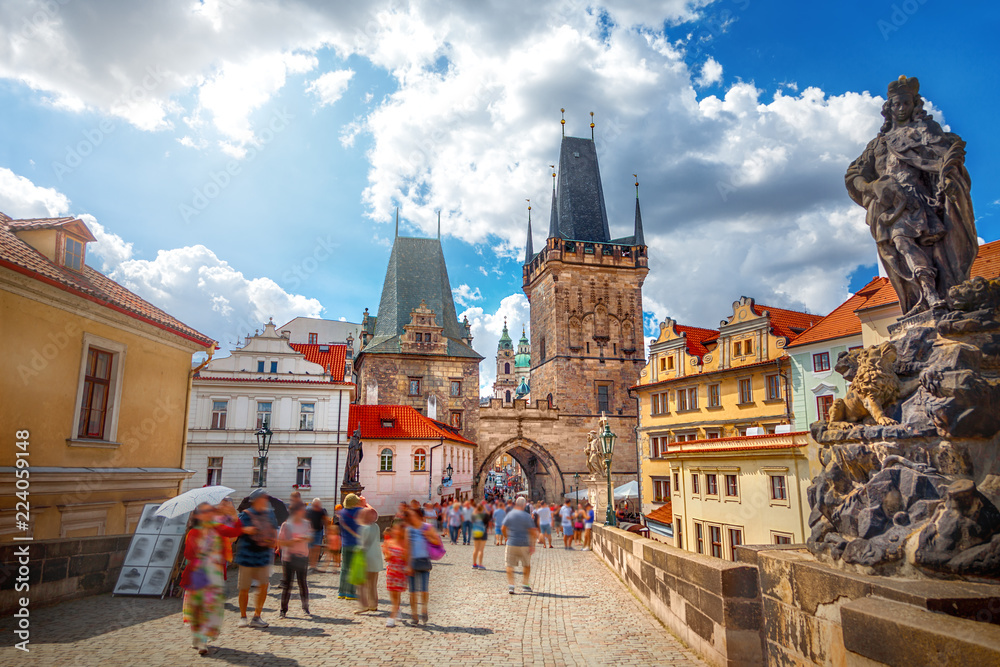 Poster charles bridge in prague