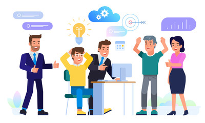 Business meeting concept. Brainstorming.