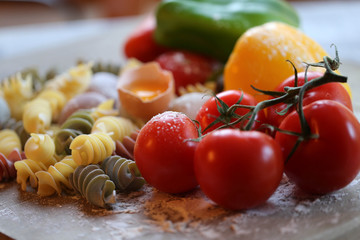 pasta con verdura