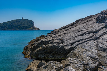 Tino Island vewd from Palmaria