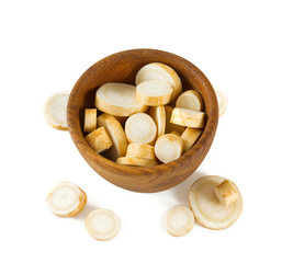 parsnip isolated on white