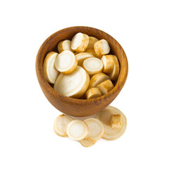 parsnip isolated on white