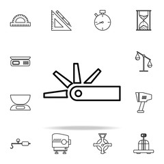multi tool icon. Measuring Instruments icons universal set for web and mobile