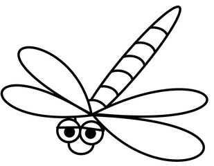 トンボ模様疲れ(モノクロ)