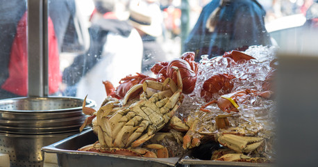 Fish market in San Francisco pier