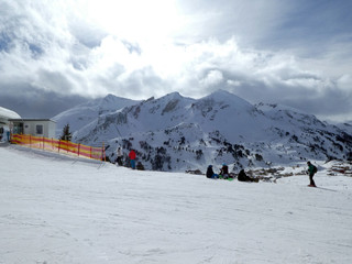 Blick von der Bergstation Edelweissbahn auf Obertauern