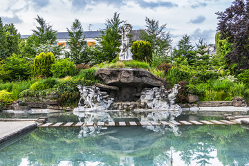 Louis Pasteur Park (parc Louis-Pasteur) or Pasteur Park is a four-hectare French public garden in city of Orleans. Pond. Orleans is a city in north-central France, about 111 km southwest of Paris.