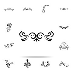 ornament icon. Ornaments icons universal set for web and mobile