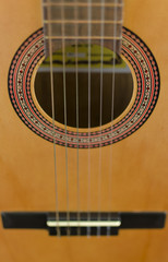 Spanish guitar, different views