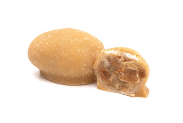 Toffee and Peanut Candies Covered in Maple