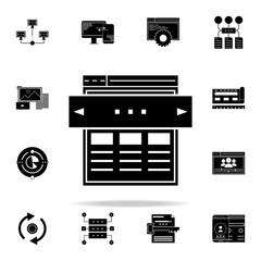 landing page icon. Web Development icons universal set for web and mobile