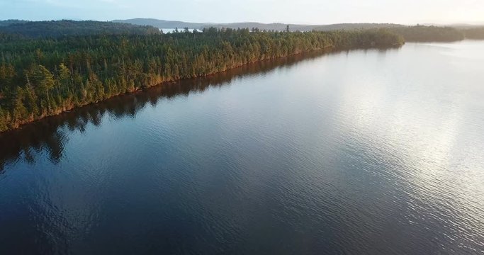 Adirondack Park Lake Aerial