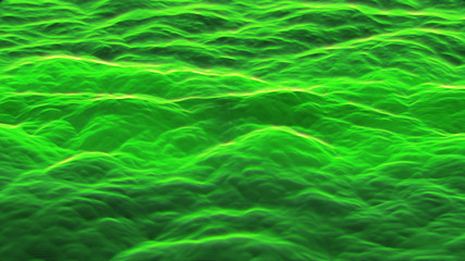 Abstract digital cloud background green