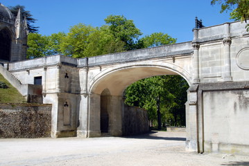Ville de Dreux, porte d'entrée du Domaine de la Chapelle Royale Saint-Louis, département d'Eure et Loir, Normandie, France