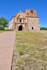 Fototapeta na wymiar Tumacácori National Historical Landmark Church Mission Arizona 