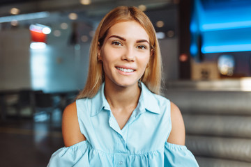 portrait of a young woman