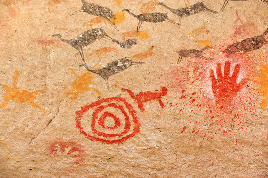 Arte rupestre - Cueva de las Manos - Argentina