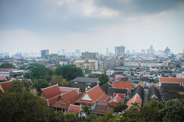 top view bangkok