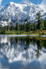 mirrored lake