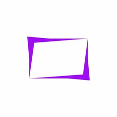 Bright frame for text or banner. Web design of banners.