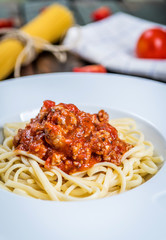 Italian spaghetti bolognesse