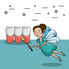 Tooth fairy cartoon