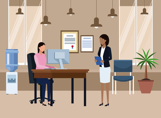 Business people in office