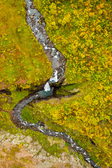 Waterfall from top