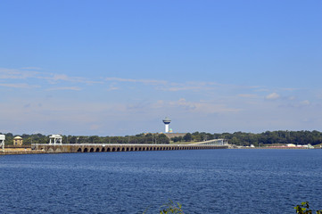 landscape photo of Wilson Dam near Florence, Alabama