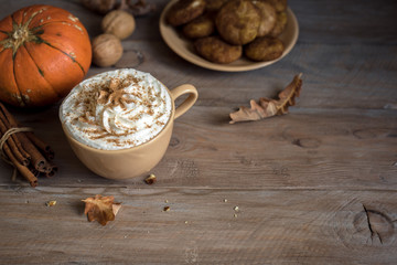 Fototapeta premium Pumpkin Spice Latte