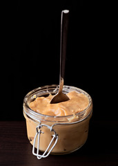 pot full of homemade milk candy