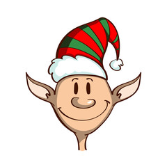Cartoon Funny Christmas Elf