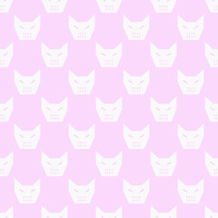 Cat, pet. seamless pattern.