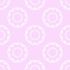 Geometric seamless pattern. Circles
