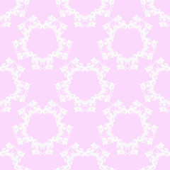 seamless floral pattern with butterfly on the leaf