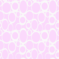 Geometric seamless pattern. Circles