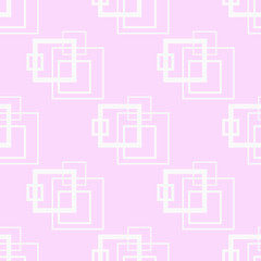 Geometric seamless pattern. Square