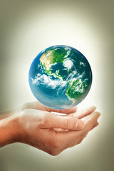 conceptual image of environmental protection