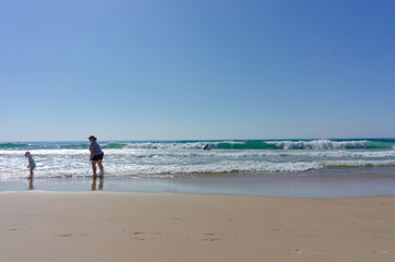 Fototapeta na wymiar Gold Coast beach