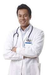 Portrait of confident young doctor