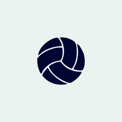 volleyball icon, vector illustration. flat icon