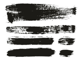 Paint Brush Background & Lines High Detail Abstract Vector Background Mix Set 106