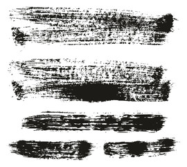 Paint Brush Background & Lines High Detail Abstract Vector Background Mix Set 96