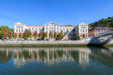 Bilbao embankment on sunny day