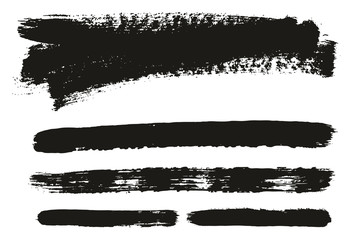 Paint Brush Background & Lines High Detail Abstract Vector Background Mix Set 79