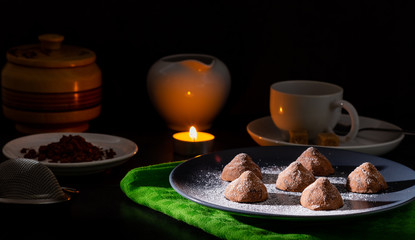 homemade chocolate truffles