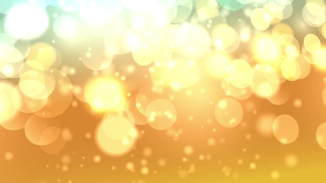 yellow orange background hexagonal lights bokeh